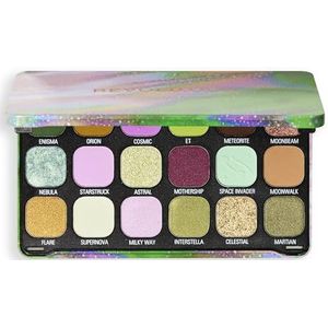 Revolution Beauty, Forever Flawless Lidschattenpalette, 18 Hochpigmentierte Matt- & Schimmertöne, Vegan & Ohne Tierversuche, Astro Nova