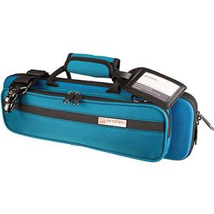 ProTec PB308TB Flötenkoffer, schlankes Design, Dunkeltürkis