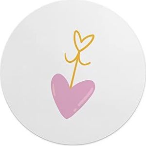 Questo Casa, Runden Digital Bedruckt Mauspad, rutschfeste Unterseite, für Büro und Zuhause, Durchmesser: 22 cm