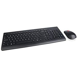 Lenovo Essential Wireless Keyboard and Mouse Combo Portugese (163), Schwarz