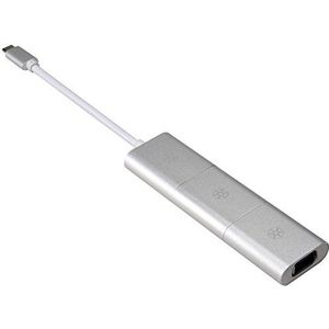 SilverStone SST-EP11S - vielseitiges Adapter-Kit, unterstützt Typ-C zu MiniDP, Typ-C zu HDMI, Typ-C zu VGA, MiniDP zu HDMI, MiniDP zu VGA, und HDMI zu VGA, silber