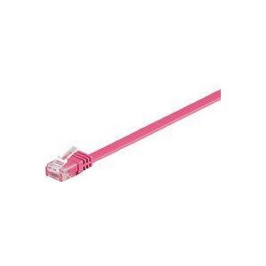 Microconnect V-UTP605PI-FLAT Netzwerkkabel 5 m Cat6 U/UTP (UTP) Pink
