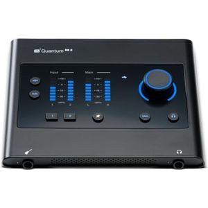 PreSonus Quantum ES 2 USB-C Audio-Interface, 2x2, 24-Bit/192kHz mit MAX-HD-Preamps und Studio One+ Software