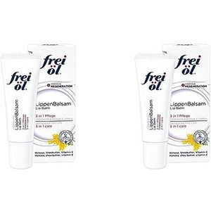 frei öl Hydrolipid LippenBalsam für trockene und spröde Lippen mit Jojobaöl und Vitamin E, Lippenpflege, vegan, 8 ml (Packung mit 2)