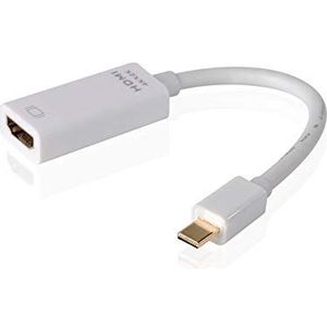 Approx appc12 V2 Videokabel-Adapter – Videokabel-Adapter (Mini DisplayPort, HDMI, männlich, weiblich, weiß, 1920 x 1080 Pixel)