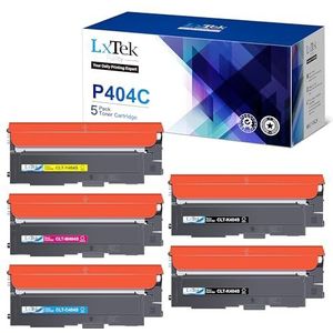 LxTek Purify CLT-P404C Toner Kompatibel für Toner Samsung C480W CLT-404S CLT-K404S CLT-C404S CLT-Y404S CLT-M404S für Toner Samsung C480FW C48X C430W C430 C480FN C480 C432W C432 C433W (5er-Pack)