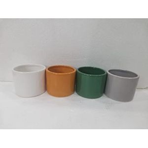 CACHEPOT Zylinder poliert 6,5 cm 44502