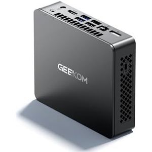 GEEKOM Air12 Lite Mini PC Silent Mini-PC Business Office Multimedia Computer mit 3 Jahren Garantie! Intel N100 Mini PC/8GB DDR4-256GB SSD/6×USB Ports/Windows 11 Pro/Dual-Display 4K/HDMI 2.0/WiFi 5