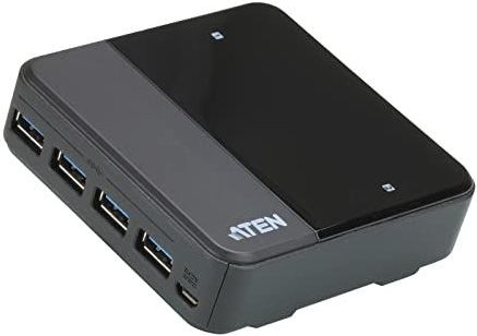 Aten US234-AT USB 3.0-Peripheriegeräte-Switch mit 2-Port schwarz