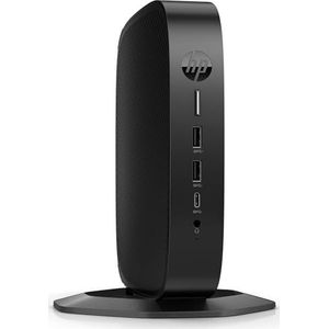 HP Elite t655 - Thin Client - SFF - 1 x Ryzen Embedded R2314 / 2.1 GHz - RAM 4 GB - Flash 32 GB - eMMC - Radeon Graphics - 1GbE, Bluetooth 5.2 - WiFi 6E ThinPro - Tastatur: Deutsch