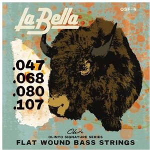 0SF-4 Olinto Signature Flat Wound Bass Saiten 47-107