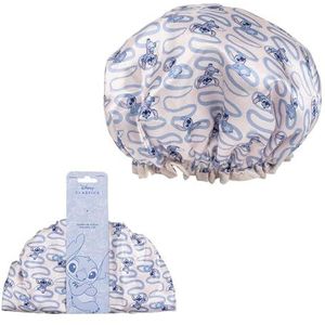 CERDÁ LIFE'S LITTLE MOMENTS Stitch wasserdichte und verstellbare Duschhaube | Stitch Duschhaube ideal für Dusche, Spa und Reisen