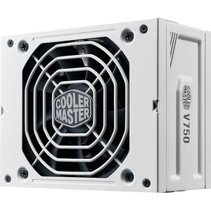 Cooler Master V750 SFX Gold ATX 3.1 White Edition, UK Stecker - 750W 80 Plus Gold, Vollmodulares Netzteil, SFF/Mini-ITX Netzteil, 92mm FDB Lüfter, PCIe 5.1 Kabel, SFX auf ATX Halterung