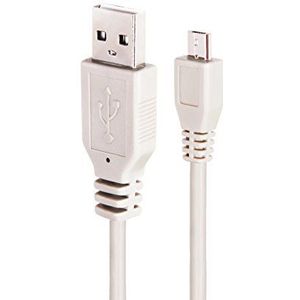 Prolinx U-Z – Kabel mit USB 2.0 (Typ A) auf Micro-USB (Typ B), Stecker auf Stecker, 1,5 m, grau