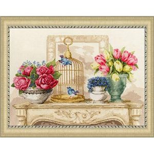 The Golden Fleece Sewing Cross-Stitch Kit Spring Charm