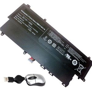 amsahr AWN4AB-05 Ersatz Batterie für Samsung AA-PLWN4AB, PBYN4AB, 530U3C-J01, NP530U3C-A01CN, A03CN - Umfassen Mini Optische Maus schwarz