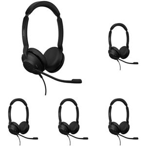 Jabra Evolve2 30 SE - Kabelgebundenes Stereo-Headset mit Geräuschunterdrückung und 2-Mikrofon-Technologie - inkl. USB-C-Kabel - MS Teams zertifiziert, auch mit anderen Plattformen kompatibel - Schwarz