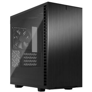 Fractal Design Define 7 Mini Black - Light Tinted Tempered Glass - Brushed Aluminum/Steel Micro ATX Silent Window Mini Tower Computer Case