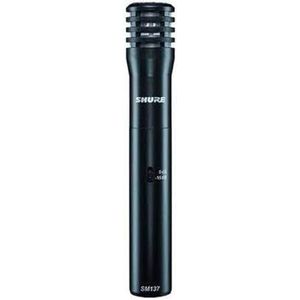 Shure SM137 Kleinmembran-Kondensatormikrofon für Instrumente, mit Nierencharakteristik, extrem dünner Membran und Class-A-Vorverstärker