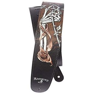 D'Addario Alchemy Leder-Gitarrengurt, Cryptorosa