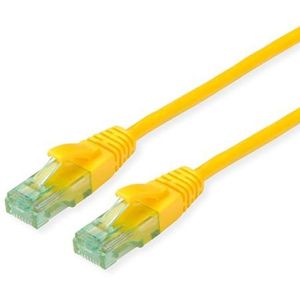 ROLINE RM Patchkabel Kat.6A UTP, gelb, 1 m
