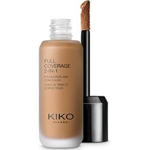 KIKO Milano Full Coverage 2 In 1 Foundation & Concealer Wb120, 2-In-1-Foundation Mit Concealer, Hohe Deckkraft