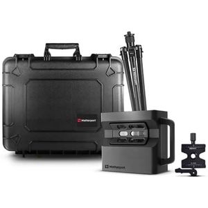 Matterport Pro2 3D 360-Grad-Kamera Paket - Enthält Pro2 3D-Kamera, Stativ, Klemme und tragbare 20-Zoll-Tragetasche - Virtuelle 3D-Rundgang Erlebnisse mit 360-Grad-Ansichten und 4K-Fotografie