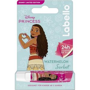 Labello Juicy Melon 2000's Retro Edition, duftender Lippenpflegestift mit natürlichen Ölen und Wassermelonenaroma, pflegender Lippenbalsam für einen zarten Glanz auf den Lippen (4,8 g)