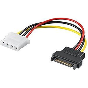 Goobay 92634 Internes PC-Stromkabel gelb/rot