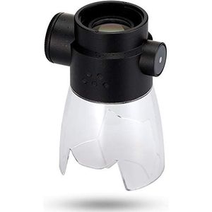 Monokularer Makroständer PENTAX V-MS1 mit LED-Licht für PENTAX VM6X21 Wenn er am Monokular angebracht ist, kann er als Mikroskop für 18-fache Vergrößerung verwendet werden - ideal zum Beobachten mikro