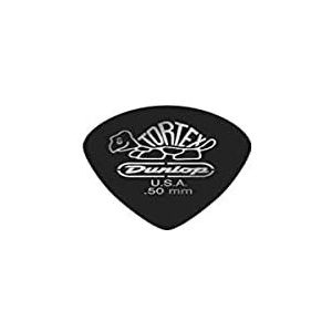 JIM DUNLOP Plektrum Tortex Pitch Black Jazz III, Schachtel mit 432, Schwarz, Kaliber: 0,5-0,6-0,73-0,88-1 - 1,14mm