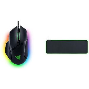Razer Goliathus Extended Chroma - Extra große weiche XXL Gaming Maus-Matte & Basilisk V3 - Kabelgebundene, anpassbare Gaming Maus mit Chroma RGB für PC/Mac