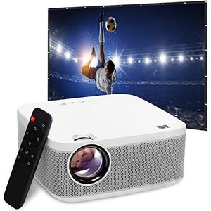 KODAK FLIK X10 Full HD Multimedia-Projektor-Kit | Kompaktes tragbares 1080p-Mini-Heimkinosystem mit 100-Zoll-Projektionsbildschirm, Fernbedienung, Stativ, HDMI-Kabel, Haken und Tragetasche