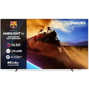 Philips Ambilight 48OLED760 4K OLED Smart TV - 48 Zoll Display mit P5 AI Perfect Picture Engine Ultra HD, Titan OS, Dolby Vision und Atmos Sound - Funktioniert mit Alexa und Google Sprachassistent
