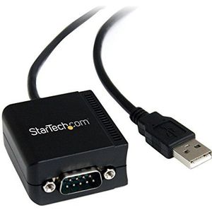 StarTech.com 2,5m 1-Port FTDI USB auf Seriell RS232 Adapter, USB zu RS232 Adapterkabel, optisch isoliert, TAA_Konform