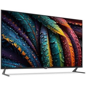 TechniSat TV 65 UHD - 65 Zoll/164 cm 4K/UHD Smart Fernseher (Triple Tuner, WLAN, Streaming Apps, Bluetooth, USB Recording, Timeshift, 2 x 10 Watt) Schwarz