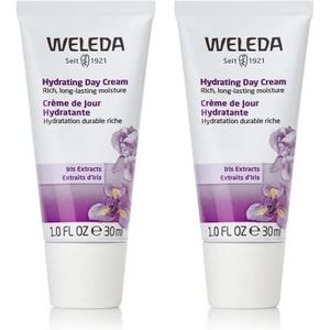 WELEDA Bio Iris Ausgleichende Tagespflege, reichhaltige Naturkosmetik Feuchtigkeitspflege zur intensiven Pflege von trockener Haut, Creme zum Schutz vor Umwelteinflüssen (1 x 30 ml) (Packung mit 2)