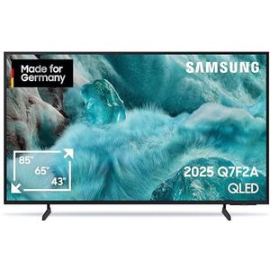 Samsung QLED Q8F 4K 43 Zoll (108 cm) UHD Fernseher, Q4 AI Prozessor, Quantum Dot für Reale Farben, AirSlim Design, 4K Upscaling, Gaming Hub, Kostenlose Inhalte, Samsung Vision AI Smart TV (2025)