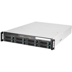 Silverstone SST-RM208 - Rackmount Server Gehäuse 2U mit 8X 3.5 Hot-Swap HDD Einschubvorrichtungen