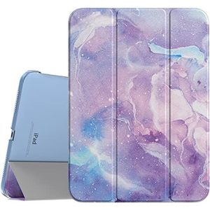 TiMOVO Hülle für iPad (A16) 11 Generation 11 Zoll 2025/iPad 10 Generation 10,9 Zoll 2022, Unterstützt Auto Schlaf/Aufwach Schutzhülle, Transluzent Hart PC Rückhülle,Verträumter Lila Sternenhimmel