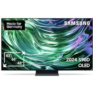 Samsung OLED 4K S90D 83 Zoll (211 cm), UHD Fernseher, TV mit NQ AI Gen2 Prozessor, OLED HDR+, 4K AI Bildverbesserung, Gaming Hub bis 144Hz, Dolby Atmos Sound, OTS Lite, Knox Security, Smart KI TV