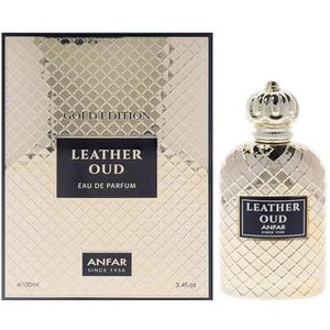 Leather Oud – Gold Edition by Anfar for Men – 3,4 oz EDP Spray
