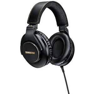 Shure SRH840A Over -Ear Over -Ear -Kabel -Kopfhörer für kritisches Hören und Überwachung, professionelles Headset, überlegener detaillierter Klang, zusammenklappbares Design - 2022 Version