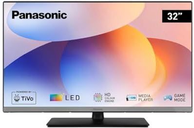 Panasonic TB-32S40AEZ, S40 Serie 32 Zoll HD LED Smart TV, 2024, TiVo, Google- und Alexa-Sprachsteuerung, Gaming-Modus, Media Player, HDR, HDMI, WLAN, für EIN außergewöhnliches visuelles Erlebnis