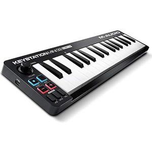 M-Audio Keystation Mini 32 MK3 - Ultra-portabler Mini USB MIDI Keyboard Controller mit MPC Beats