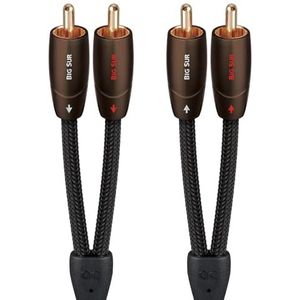 AudioQuest Big Sur BIGSUR02R Audiokabel, 2 x Cinch-Audiokabel, 2 x RCA, 2 x RCA, Kupfer, 2 m, Schwarz