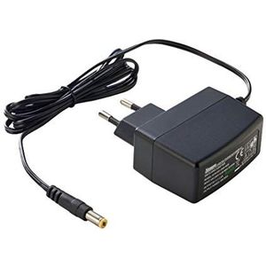PremiumCord Universal Netzteil 230V/ 9V/ 1A DC, Netzadapter AC/DC, Stromadapter und Stromkabel für Router und weitere 9V-Geräte, Ausgangsstecker 5,5mm/ 2,1mm