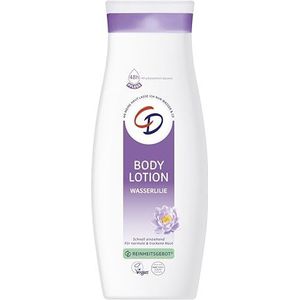 CD Body Lotion Wasserlilie 400 ml für normale und trockene Haut, 48h Feuchtigkeit für Körper, Gesicht