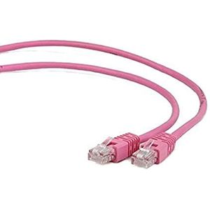 iggual igg310922 0.5 m Cat5e U/UTP (UTP) Pink Kabel Netzwerkkabel