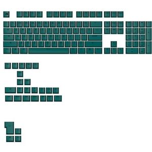 Glorious Gaming – GPBT Basics (Totem Green PBT-Tastenkappen), 8 Farben, farbechter Sublimationsdruck, für mechanische Keyboards der Größen 100%, 75%, 65%, 60% sowie – Amerikanische QWERTY-Belegung